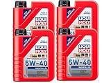 ILODA 4X Original Liqui Moly 1L Nachfüll-Öl 5W-40 Motoröl Motorenöl Motoroil Oil 1305