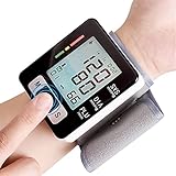 RONGXI Haushalts-Gesundheitspflege-Kit, NEU Digital-Handgelenk-Blutdruckmessgerät Pulszähler Herzfrequenzmonitor Tonometer Mini-Blutdruckmessgerät LCD Pulsmesser anzeig