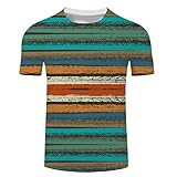 T Shirts Männer V Ausschnitt Einfarbige Slim Fit T-Shirt Herren Stretch Basic Coole Tee Kurzarmshirt Casual Kurzarm Muskelshirts Sportshirt Herren Kurzarm Atmungsaktiv 3XL Moderne Top