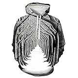 Herren 3D Pullover Swirl Print Langarm Hoodie Fashion Street Hip Hop Langarm Herren Sportsw