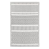 JEMIDI Outdoor Teppich wetterfest - 180 x 120cm - Outdoorteppich - Terrassenteppich Außenteppich Balkonteppich - Garten Außen Teppich G
