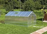 Gartentec Aluminium Gewächshaus Typ F2 - Typ F6 (Typ F6: 10,17 m²)