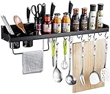 Wandregale Für Küche Haken Für Organize Kochgeräte , Wandregale Für Kitchenstorage Multi Use Als Gewürzregal Oder Badezimmer - Regal Unter Regal - Speicher (Größe: 70Cm) Nü
