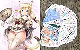 SEXY Neko Anime Playing Cards (Poker Deck 54 Cards All Different) Swimsuit Neko Catgirl Japan Manga Anime Kaw