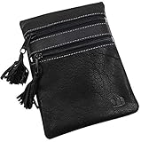 myledershop Büffel Leder Brusttasche/Brustbörse/Ausweistasche/Reisetasche MJ-Design-Germany in Schw