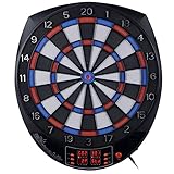 CHUANGRUN Elektronisches Sport-Dartscheiben-Set mit LCD-Scoring-Displays, 27 Spiele und 243 Varianten, 6 Darts, 24 Ersatzspitzen-Darts, für Erwachsene, ab 7 Jahren Jungen und M