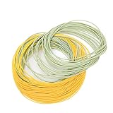 Bediffer Angelschnur, Nylon Fliegenfischerschnur PVC-Beschichtung Monofilament Karpfenschnur Langlebig Leicht Einfach zum Angeln zu verstauen(WF8F)