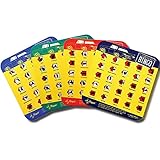 Regal Games Original Kennzeichenbingo-Reise-Set Bingo-Karten für Familienurlaub, Autofahrten und Autofahrten, 4 Stück