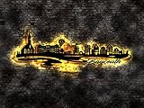 Skyline Bayreuth LED Wandbild aus Holz Stadt AK Karte Map Stadtplan Wandsticker Leuchtbild Neonreklame Neon sig