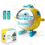 ikkulurit Seifenblasenmaschine Outdoor Portable Elektrische Bubble Blower mit Bubble Solution, Party Gazillion Bubble Automatischer Maker, Bubble Blaster Spielzeug für Hochzeiten, Garten,