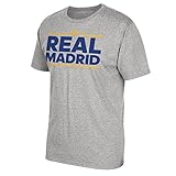 Real Madrid Dassler Global T-Shirt, Grau, Größe XXL