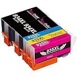 YINGCOLOR 934XL 935XL Multipack Ersatz für HP 934 XL 935 XL Druckerpatronen für HP Officejet Pro 6830 Officejet 6230 6820 HP 6830 HP 6230 ( 2 Schwarz 1 Cyan 1 Magenta 1 Gelb, 5er Pack )