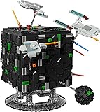 Bausteine Raumschiff, Borg Cube Diorama Klemmbausteine B