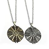 God of War 4 Halskette Kratos Guardian Shield Metall Choker Anhänger Kette für Männer F