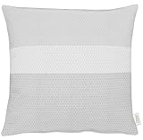 APELT Kissenhülle, Polyester, Grau, 49 x 49