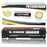 Patronenbob® XL Black Toner kompatibel zu HP CF400X 201X Tonerkartusche für HP LaserJet Pro MFP M277dw, Pro 200 M252dw, M277n, M252n, M277n, M274n - Schwarz XXL 2.800 S