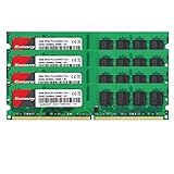 Kuesuny 8 GB Kit (2 GB x 4) DDR2 800 Udimm RAM, PC2-6400/PC2-6400U 1,8 V CL6 240 Pin Non-ECC Unbuffered Desktop Sp