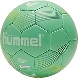 hummel 212549 Unisex-Adult Elite HB Handball, Green/Yellow, 3