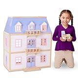Melissa & Doug 4588 Mehrstufiges Puppenhaus-Spielzeug, mehrfarbig