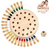 Hoiny Holz Memory Match Stick Schach Spielzeug, 1 Set Family Brettspiele Hölzerne Gedächtnisspiele,Gedächtnis Schach für Kinder Und Erwachsene Vorschulbildung