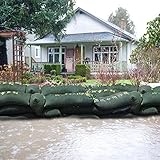 Gidenfly Hochwasserschutzbeutel Outdoor Wassergefüllter Wasserabsorbierender Expansionsbeutel Sandlose Sandbarrieren wasserdichte Beutel Wasserbarriere Für Hochwasserschutz Sandsack