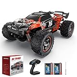 RC Auto Ferngesteuertes Auto Kinder und Erwachsene - KIDOMO Brushless-Motor 4WD High Speed 60KM/H RC Car Offroad, 2.4GHz 1 18 Monstertruck mit 2 Shell 2 Akkus für 70 Min Lang Laufzeit (T1)