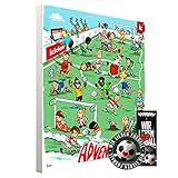 Adventskalender, Weihnachtskalender deines Bundesliga Lieblingsvereins 2021 - Plus gratis Sticker & Lesezeichen Wir Lieben Fußball (Kicker)