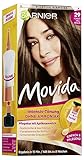 Garnier Tönung Movida Pflege-Creme / Intensiv-Tönung Haarfarbe 29 Kühles Hellbraun (für leuchtende Farben, auch für graues Haar, ohne Ammoniak) 3er Pack Haarcoloration-S