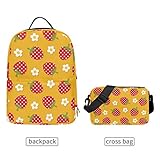 LUNLUMO Mehrzweck-Rucksack mit Erdbeer-M