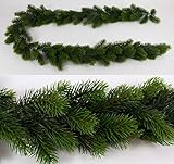 Tannengirlande aus Kunststoff 175cm DP künstliche Girlande Tanne Spritzguss 100% PE