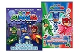 Panini Verlag PJ Masks: Mein liebstes Nachtabenteuer, Geschichtenbuch + Superstarker Sticker- und Malspaß, Mitmachbuch (Kinderbücher ab 3 Jahren)