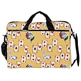 TIZORAX Laptop Messenger Schultertaschen Vintage Poker Card Computer Schutzhülle Notebook-Tragetasche 15-15,4 Zoll H