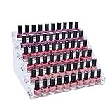 Benbilry Nagellack Organizer Nagelllack Ständer Nagellack Display Nagellack Regal Acryl Nagellack Aufbewahrung (6 Schichten)