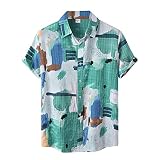 Herren Hemd aus Baumwolle Henley Shirts Flowy Tops mit Taste Herrenhemden Regular Langarm Shirt Men Shirts Roll-up Bluse Günstige Mensw