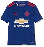 adidas Jungen Fußball/Auswärts-Trikot Manchester United Replica, Collegiate Royal/Real Red, 128