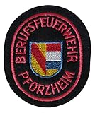 Berufsfeuerwehr - Pforzheim - Ärmelabzeichen - Abzeichen - Aufnäher - Patch - Motiv 2