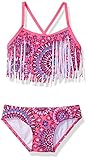 Kanu Surf Girls' Kelly Beach Sport Fringe 2-Piece Bikini Sw