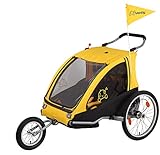 Vantly Kinderanhänger Sport, Zweisitzer, Dual, Gefedert, 61000600