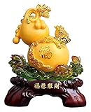 Wohnkultur Abstrakte Ruyi Statue Wu Lou Dekoration Wohnzimmer Weinschrank Haus Möbel Dekoration Dekoration Hauswarming Business Geschenk Indoor Feng Shui Statue Feng Shui Dekoration ( Farbe : A )