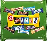 Snickers, Mars, Twix und weitere Schokoriegel | Großpackung Schokolade | 71 Riegel | 1,425 kg