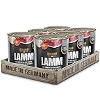 Belcando Super Premium Dose [6x800g Lamm mit Reis & Tomate] | Nassfutter für Hunde | Feuchtfutter Dose | Alleinfutter für Hunde Aller R