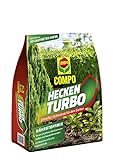 Compo Heckenturbo, Nährstoffmix, Spezialdünger für Hecken und Neuanpflanzungen, 4 kg