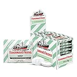 Fisherman's Friend Mint | 24 x 25g Beutel | Minze und Menthol Geschmack | Zuckerfrei | Fü