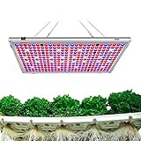 Relassy LED Pflanzenlampe 300W, LED Grow Lampe Vollspektrum, Pflanzenlicht mit 338 LEDs, Grow Light Full Spectrum für Zimmerpflanzen, Gemüse, B