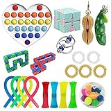 T.Y.G.F 21 Pack Sensory Fidget Toys Set, Sensorische Fidget Spielzeug, Anti Stress Spielzeug Set, Fidget Spielzeug-Set, Sensory Toys für Kinder Erwachsene, Party F