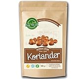 Koriandersamen ganz 500g • Koriander ganz - Koriander Saat (Körner) 100% naturrein - ohne Zusätze, vegan I Premium Qualität I Eat Well Premium F