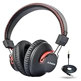 Avantree 40 Stunden aptX Wireless Wired Bluetooth Kopfhörer Over Ear mit Mikrofon, Hi-Fi Funkkopfhörer Headset , Extra Komfortable und LEICHT, NFC, DUAL M