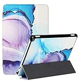 JZ Seidenkorn Ständer Tablette Skin Fall Hülle für Samsung Galaxy Tab S6 Lite 10.4 inch (SM-P610/P615) Folding Stand Tablet Cover with Auto Wake/Sleep,Marble B