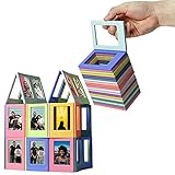 7 Stück Kühlschrankaufkleber Mini-Bilderrahmen Photo Frames Magnetische Bunt für Foto Magnetische Foto Frames DIY Fotorahmen Bilderrahmen Magnetische Bilderrahmen Magnetic Fridge für Kühlschrank