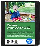 Sandkastenvlies 2x2 m - Unkrautvlies für den Kinder Sandkasten - Sandkastenunterlage wasserdurchlässig reißfeste Sandkastenfolie umweltverträg